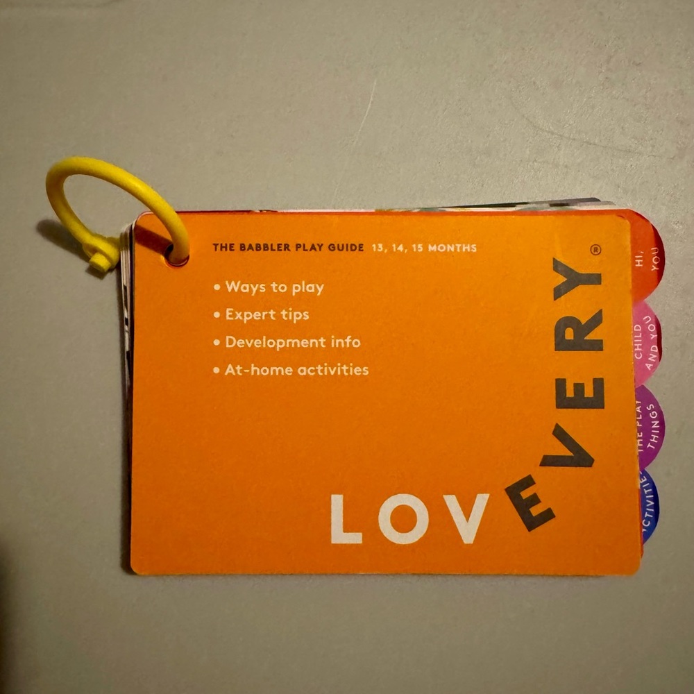 Lovevery Play Guide for 13-15 Months The Babbler